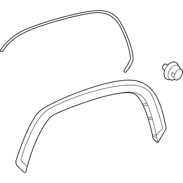 Toyota 75086-0C900 MOULDING S/A, FR FEN