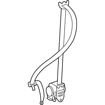 Toyota 73220-0C081-E1 Retractor Assembly