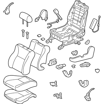 Toyota 71100-02J21-B1 Seat Assembly