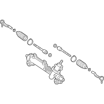 2010 Toyota Camry Rack And Pinion - 44200-33480