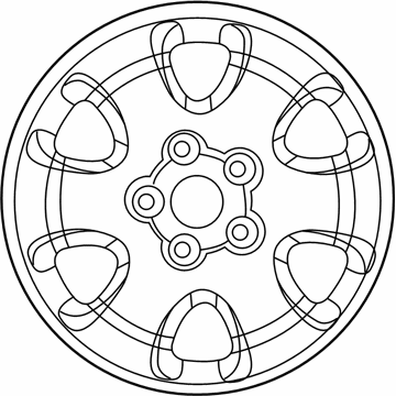 1997 Toyota RAV4 Spare Wheel - 42611-42020