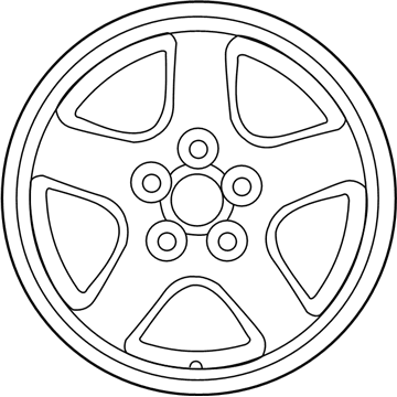 Toyota 00542-42960 Wheel, Alloy