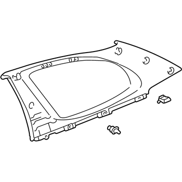 Toyota 62480-52020-B1 Garnish, Roof Side, Inner LH