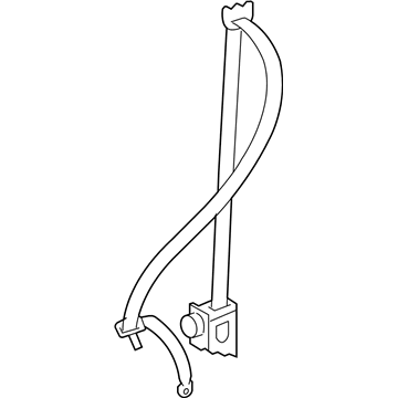 Toyota 73220-35740-C0 Belt & Retractor