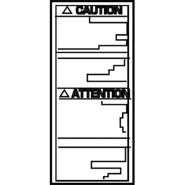 Toyota 41992-48020 Caution Label