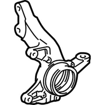 Toyota 43212-08010 Knuckle, Steering, LH