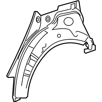 Toyota 61631-12501 Outer Wheelhouse