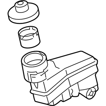 2013 Toyota Camry Brake Master Cylinder Reservoir - 47220-06180