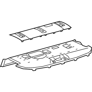 Toyota 64330-02F90-C1 Package Tray Trim