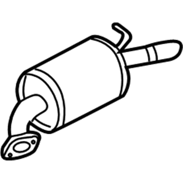 Toyota 17430-20150 Rear Muffler