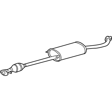 2007 Toyota Highlander Exhaust Pipe - 17420-20400