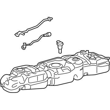 Toyota 77001-0C120 Tank Sub-Assembly, Fuel