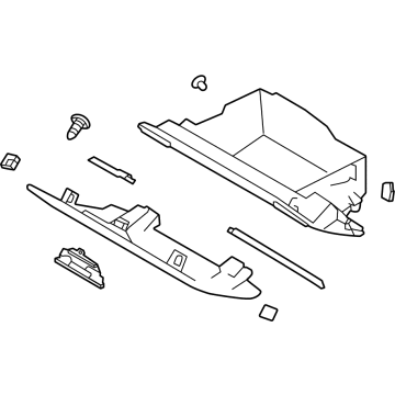 2023 Toyota GR86 Glove Box - SU003-11178