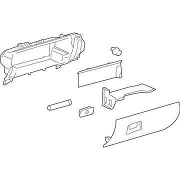 2021 Toyota Tacoma Glove Box - 55320-04021-C0