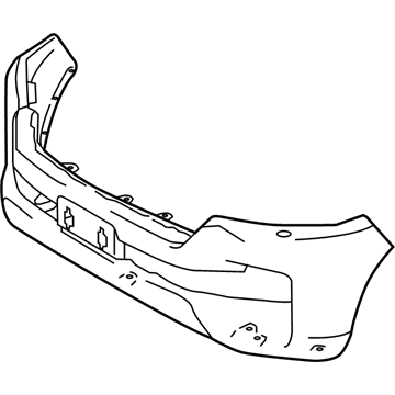 2020 Toyota Land Cruiser Bumper - 52119-6B948