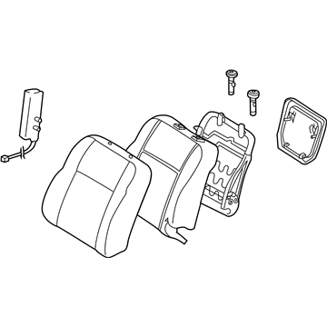 Toyota 71040-02240-B2 Seat Back Assembly