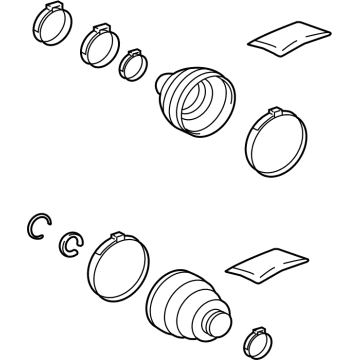 Toyota 04429-12040 Boot Kit