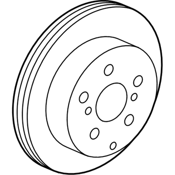 Toyota 42431-06180 Rear Disc