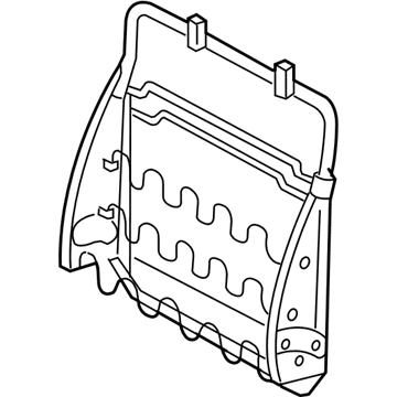 Toyota 71630-AD010 Spring Assy, Front Seat Back, RH