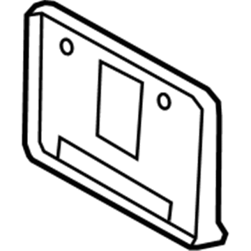 Toyota 75101-08010 License Bracket