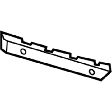 Toyota 52115-08020 Support, Front Bumper Side