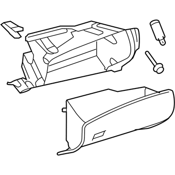 Toyota 55303-48151-C0 Glove Box Assembly