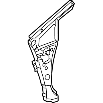 Toyota 61109-47050 Hinge Pillar Reinforcement, Lower Driver Side