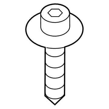 Toyota 90118-WA255 High Note Horn Screw