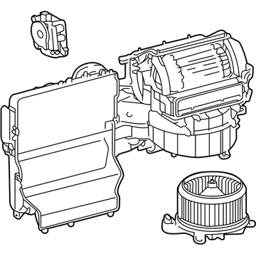 Toyota 87130-08110 Blower Assembly