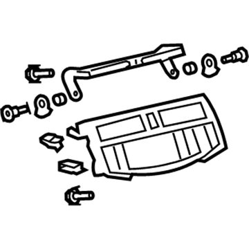 Toyota 55405-07012 Panel Sub-Assy, Instrument Cluster Finish, Center