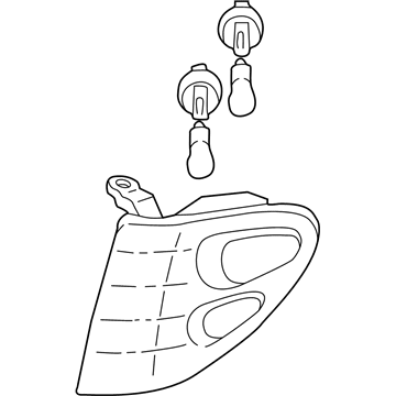 Toyota 81510-0C020 Lamp Assy, Front Turn Signal, RH