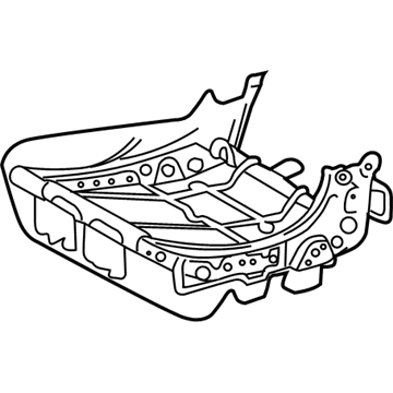 Toyota 79102-AE010 Frame Sub-Assembly Seat Cushion, LH