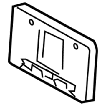 Toyota 75101-AC050 License Bracket