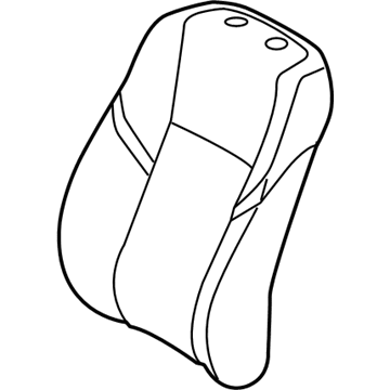 Toyota 71073-07301-A3 Front Seat Back Cover, Right(For Separate Type)