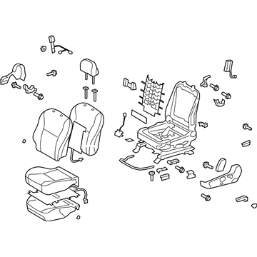 Toyota 71200-0Z460-B4 Seat Assembly