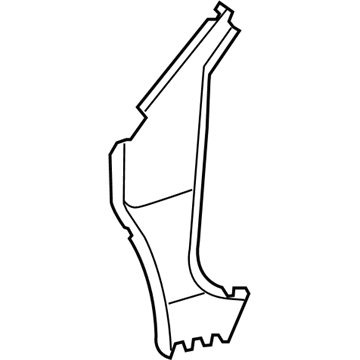 Toyota 61023-0E040 Inner Hinge Pillar