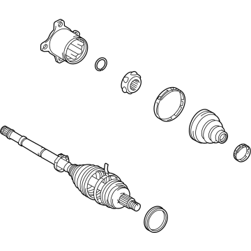 Toyota 42340-16020 Axle Assembly