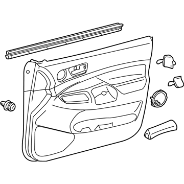 Toyota 67610-04352-B2 Door Trim Panel