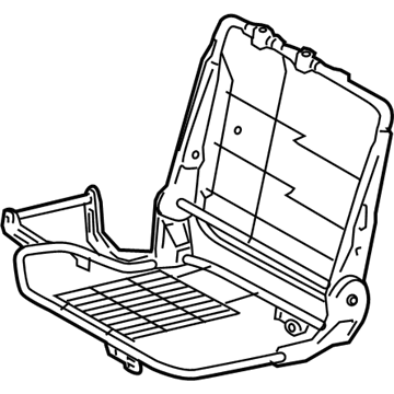 Toyota 71710-35010 Seat Back Frame