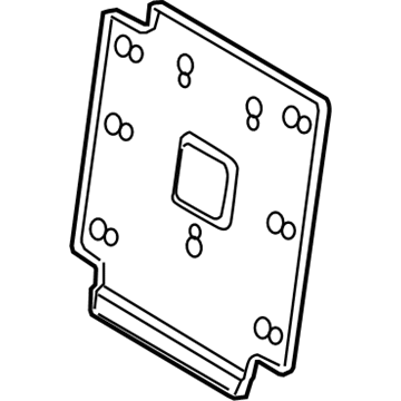 Toyota 71701-0C010-B0 Board Sub-Assy, Rear Seat Back, RH