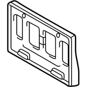 Toyota 52114-0E040 License Bracket