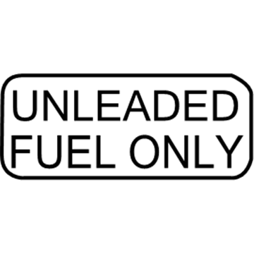 Toyota 74559-01010 Fuel Label