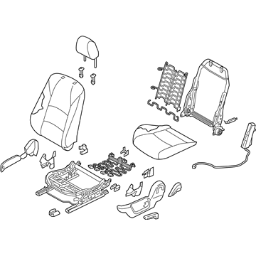 Toyota 71200-WB054 Seat Assembly, Front LH