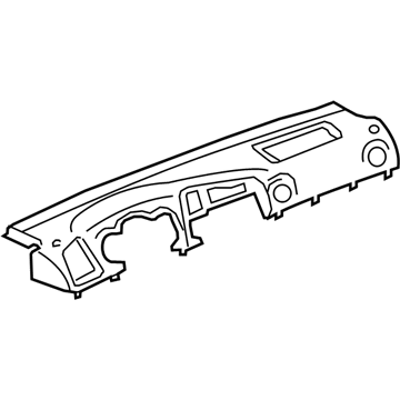 Toyota 55311-01050-B0 Panel Sub-Assy, Instrument, Upper