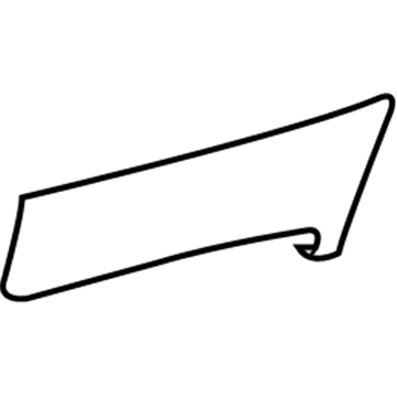 Toyota 76925-04020 Protector, Side MUDGUARD