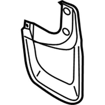 Toyota 76625-04171 Mudguard, Quarter Panel, Rear RH