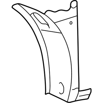 Toyota 61103-33010 Side Reinforcement, Passenger Side