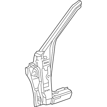 Toyota 61131-06030 Hinge Pillar, Outer Passenger Side