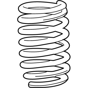 Toyota 48131-62020 Spring, Coil, Fr