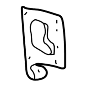 Toyota 86211-0C011 Bracket, Radio